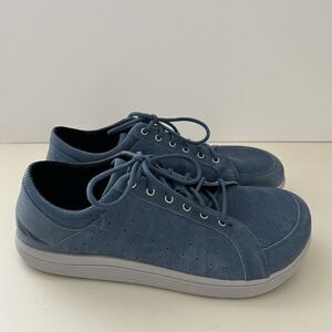 Altra Cayd Mens Shoes Sz 10 Blue Leather Zero Drop Casual AFM1883B-4 NO Inserts